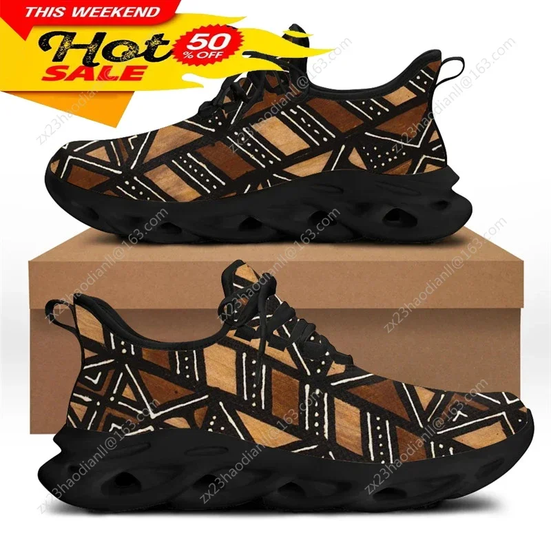 Ethnic Fashion In - Sepatu Sneaker Pola Etnis Afrika untuk