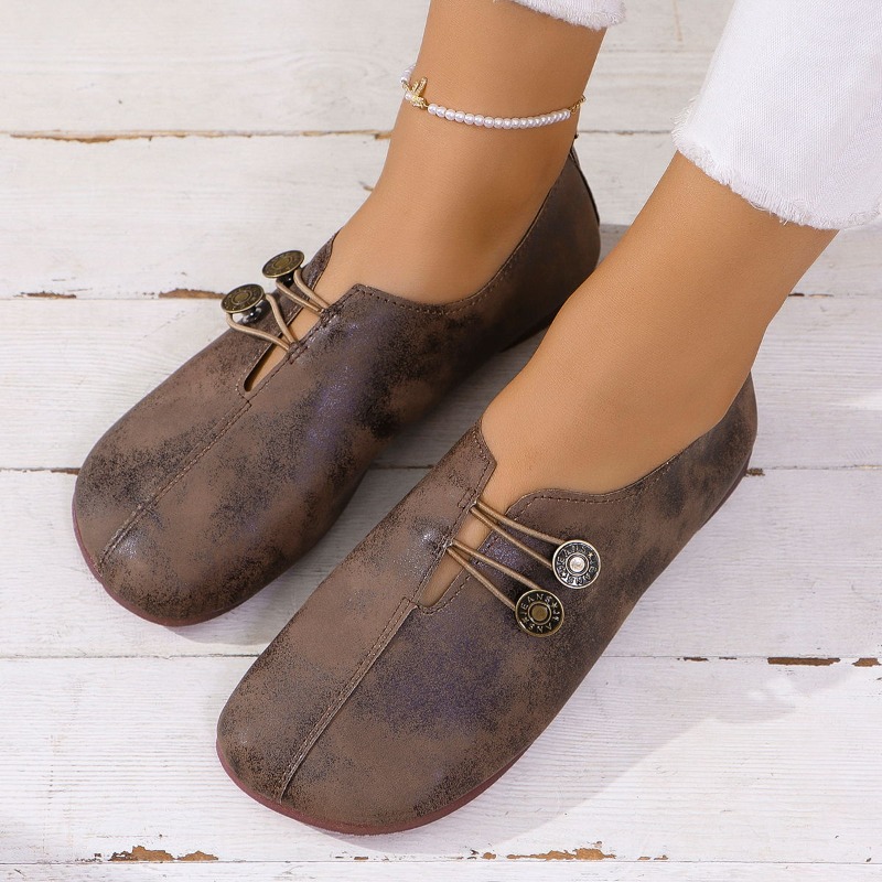 Ethnic Fashion Brands - Sepatu Sneakers Wanita Model Loafer Kasual