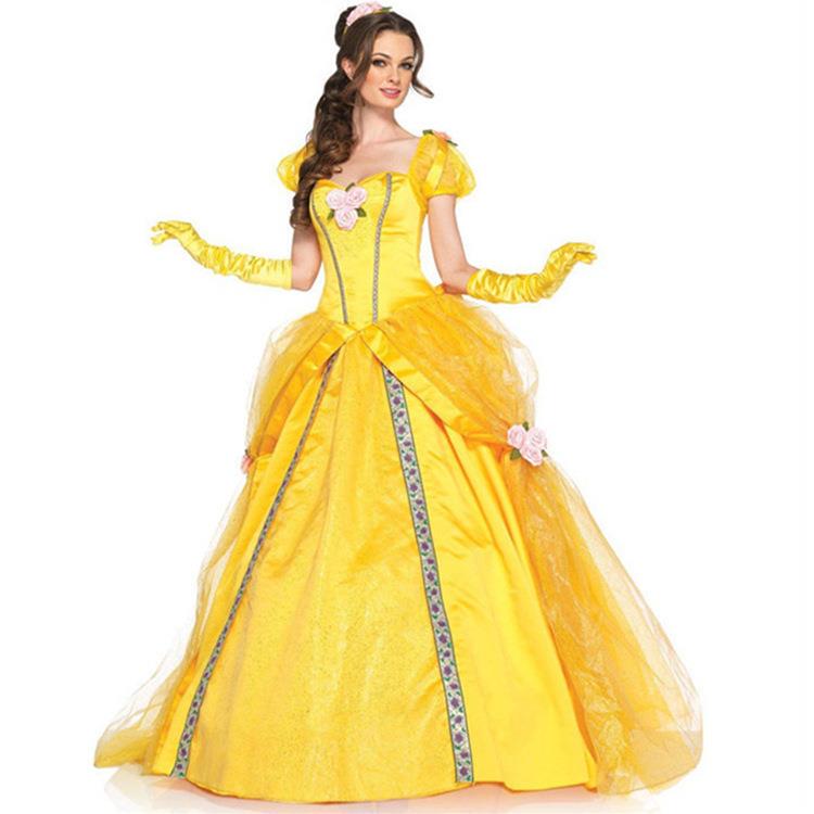 Ethnic Wear Fashion Designer - Kostum Cosplay Gaun Putri Halloween Dewasa