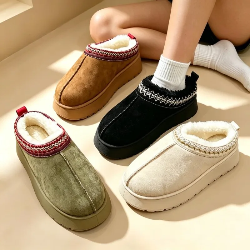 Ethnic Fashion In - Sandal Platform Bulu Modis Baru untuk
