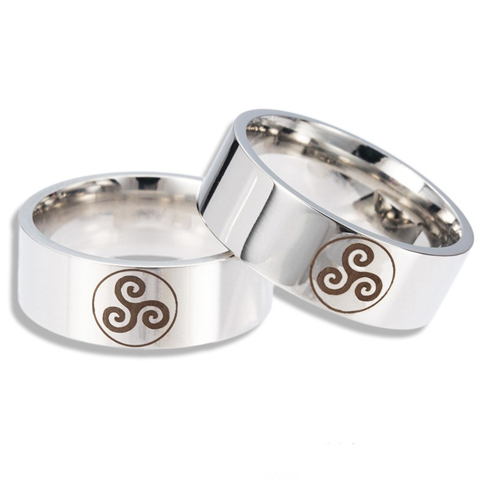 Ethnic Fashion Logo - Cincin dengan Logo Teen Wolf, Cincin