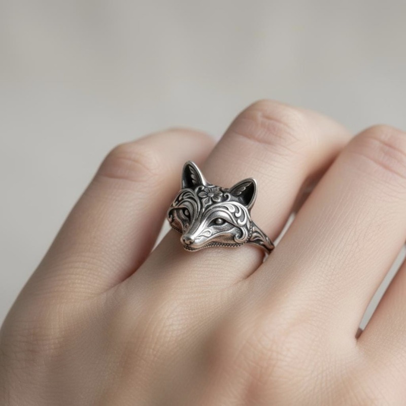 Jianjie Cincin Totem Hewan Uki - Ethnic Wear Fashion Designer ulasan dan harga