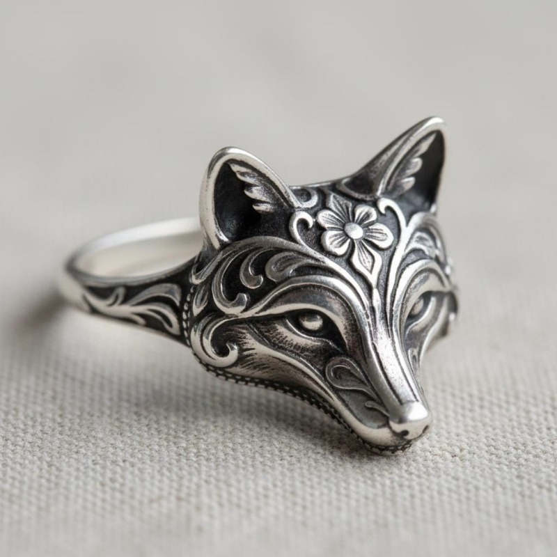 Jianjie Cincin Totem Hewan Uki - Ethnic Wear Fashion Designer ulasan dan harga