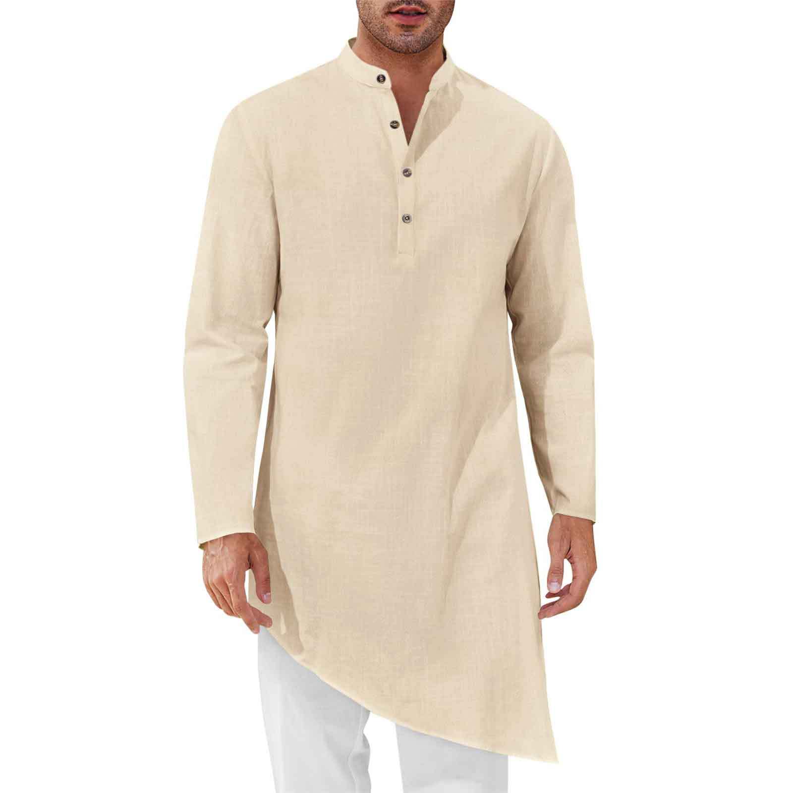 Kemeja Panjang Minimalis Pria, - Kurta Men Cotton ulasan dan harga