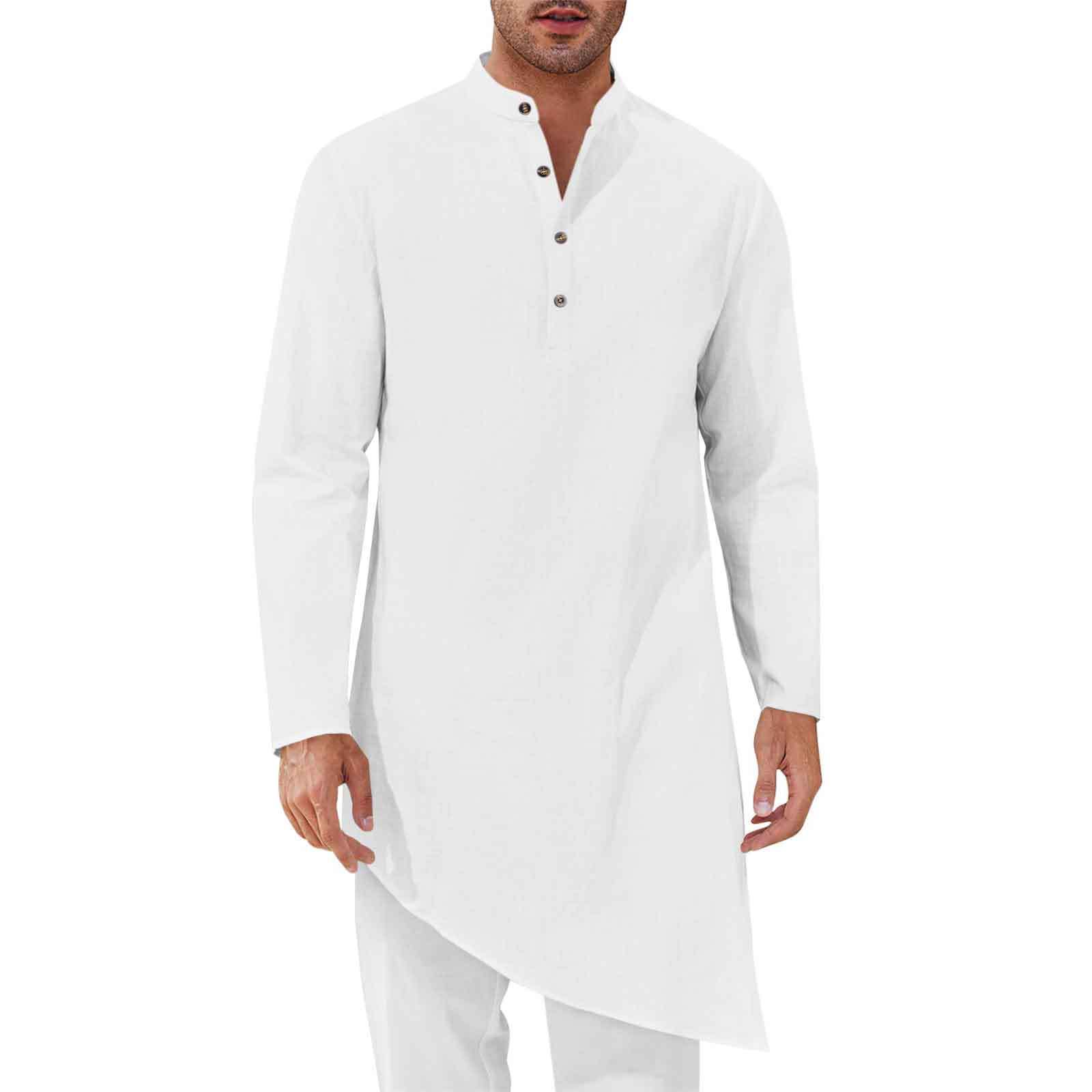 Kemeja Panjang Minimalis Pria, - Kurta Men Cotton ulasan dan harga