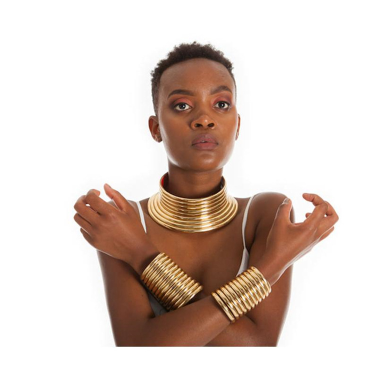 Set Gelang Kalung Suku Afrika, - Ethnic Fashion Runway ulasan dan harga