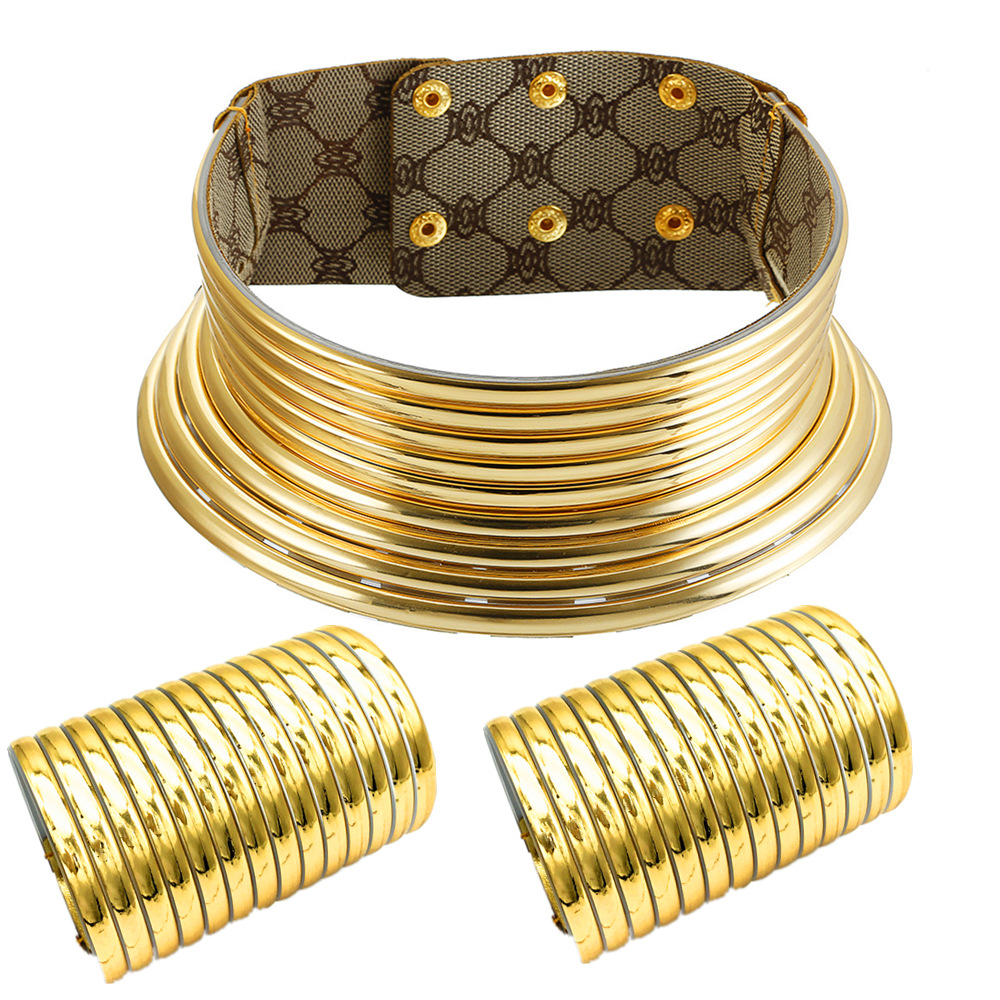 Set Gelang Kalung Suku Afrika, - Ethnic Fashion Runway ulasan dan harga