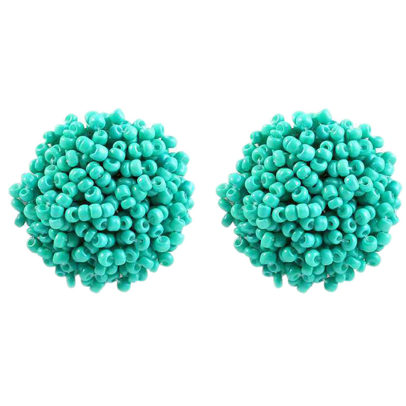 Anting-anting manik-manik resi - Ethnic Fashion Wear For Women ulasan dan harga