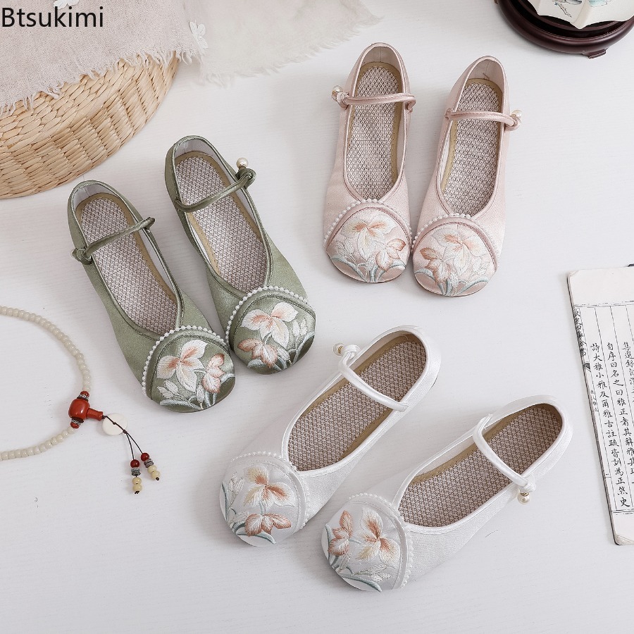Sepatu Wanita Hak Rendah Gaya  - Ethnic Fashion In ulasan dan harga