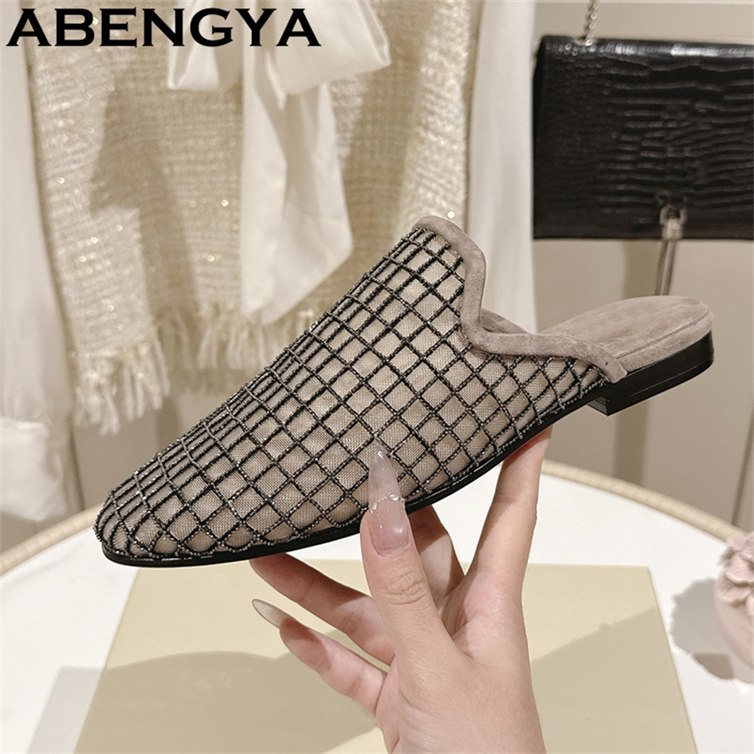 Sandal Datar Berujung Bulat de - Ethnic Fashion In ulasan dan harga