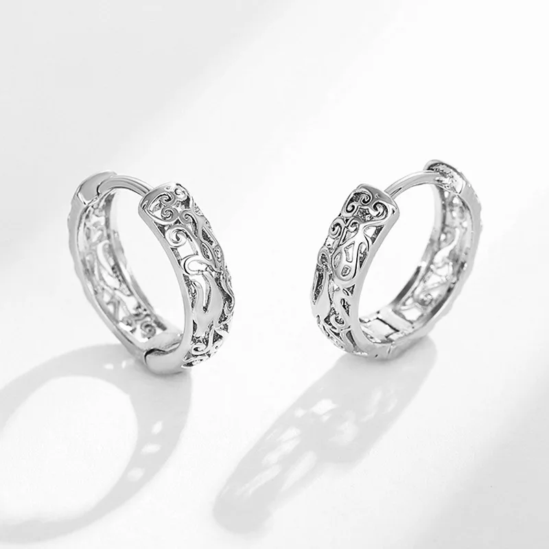Anting Desain Berongga Eropa d - Ethnic Fashion Wear For Women ulasan dan harga