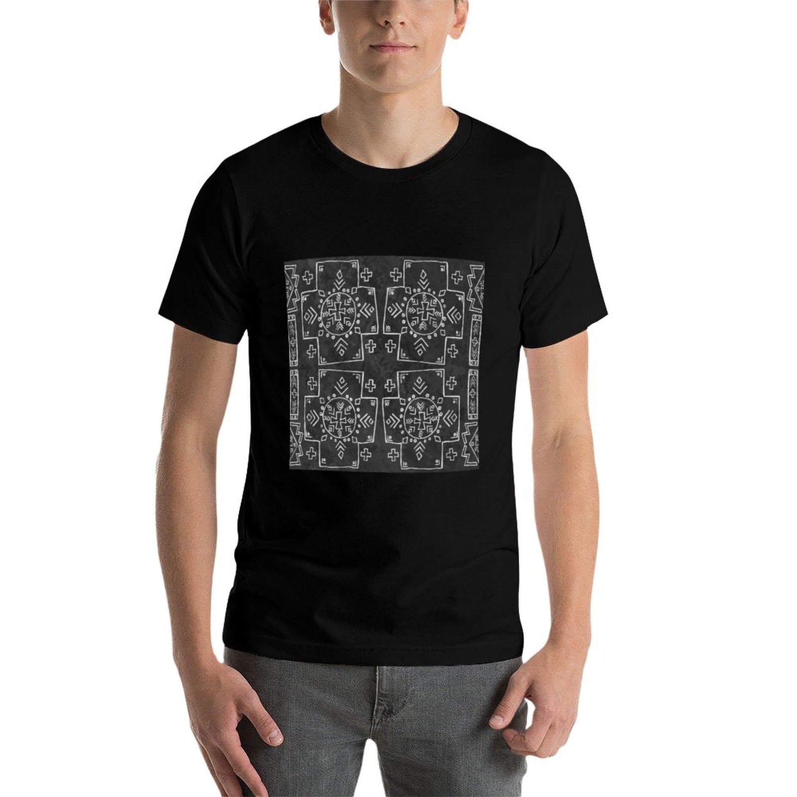 Kain Lempung Suku Mali, Motif  - Mudcloth Print Top ulasan dan harga