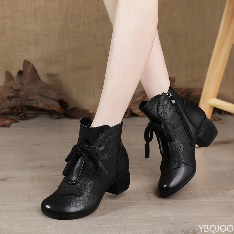 Sepatu Bot Wanita Musim Gugur  - Ethnic Fashion In ulasan dan harga
