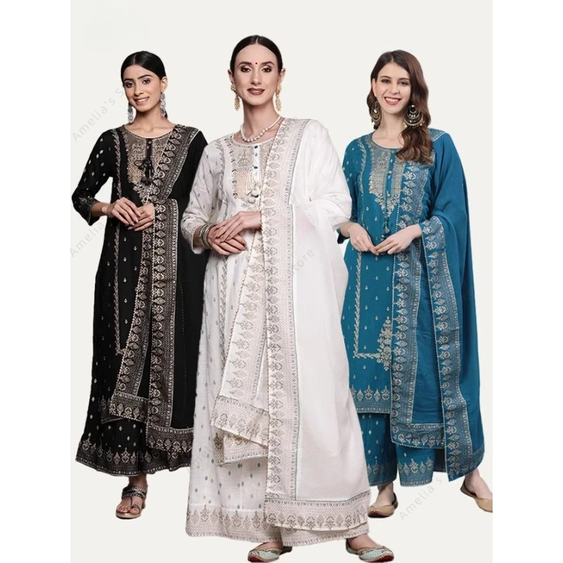Setelan Punjabi Wanita India 3 - Salwar Kameez Set ulasan dan harga