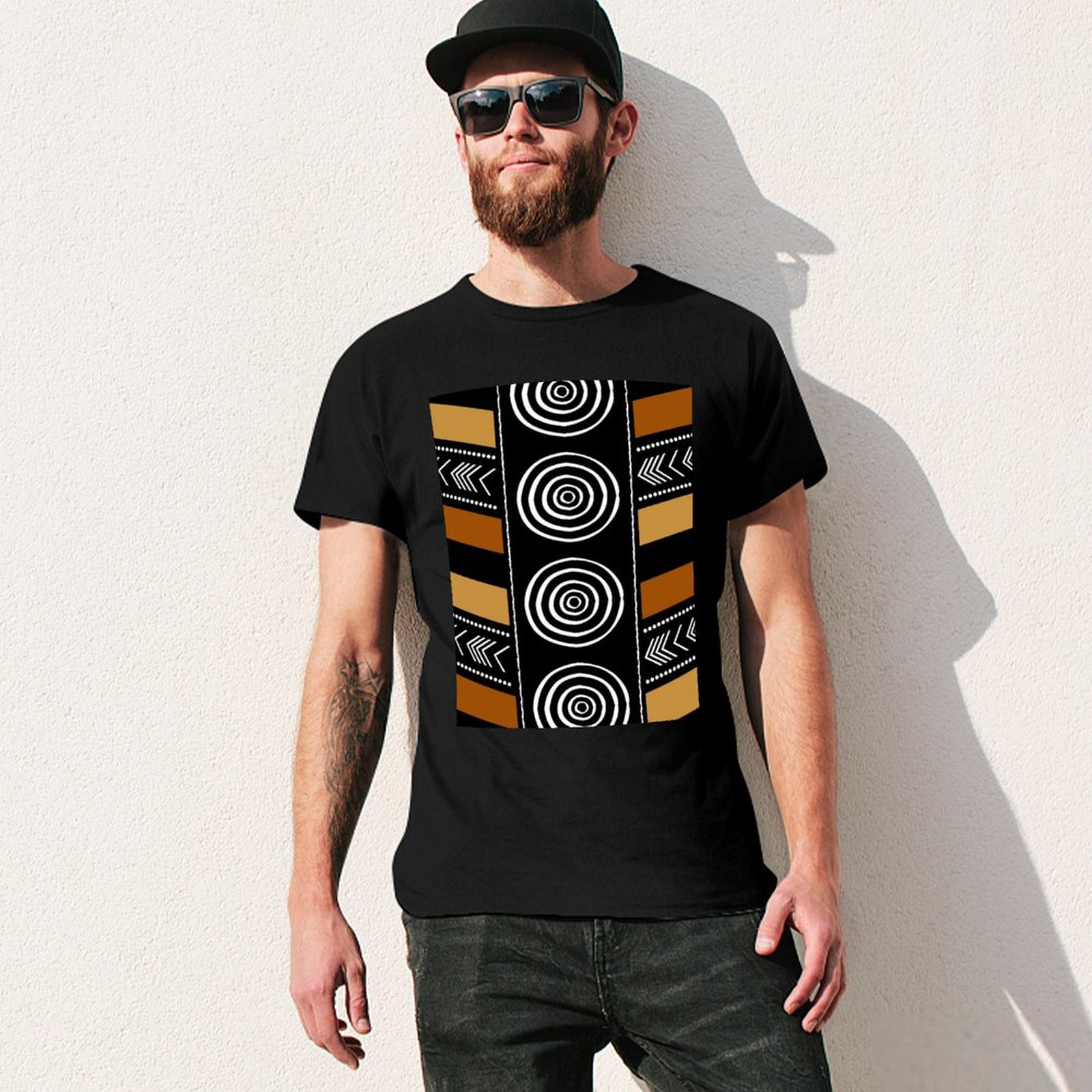 Kaos Seni Kain Lumpur Afrika,  - Mudcloth Print Top ulasan dan harga