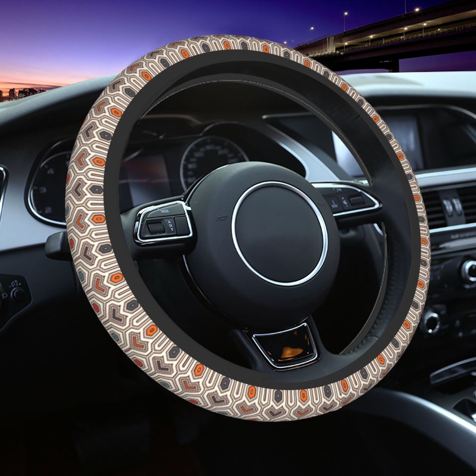 Sarung Setir Mobil Motif Geome - Ethnic Fashion Hub ulasan dan harga