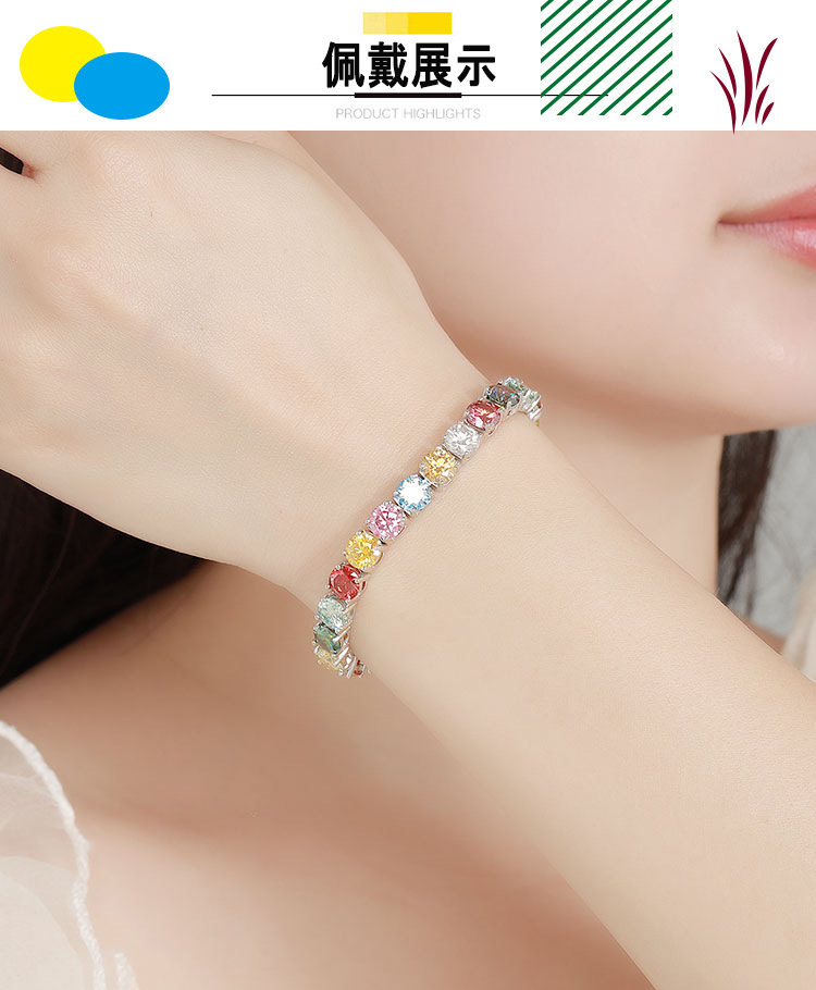 Gelang platinum PT950 moissani - Ethnic Fashion Wear For Women ulasan dan harga