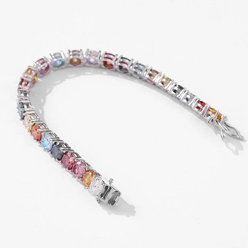 Gelang platinum PT950 moissani - Ethnic Fashion Wear For Women ulasan dan harga