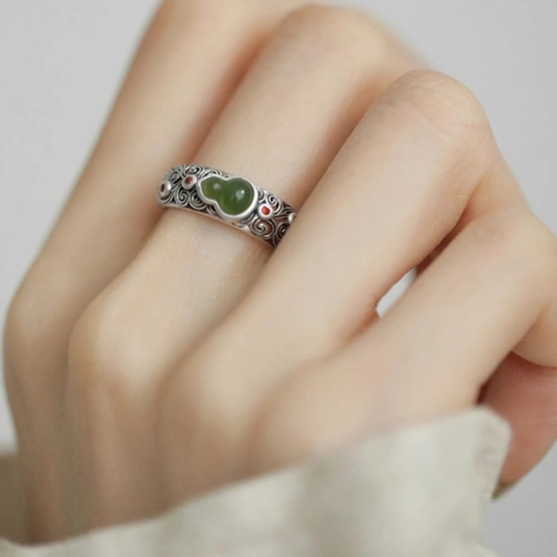 Cincin Terbuka Perak Bentuk La - Ethnic Wear Fashion Designer ulasan dan harga