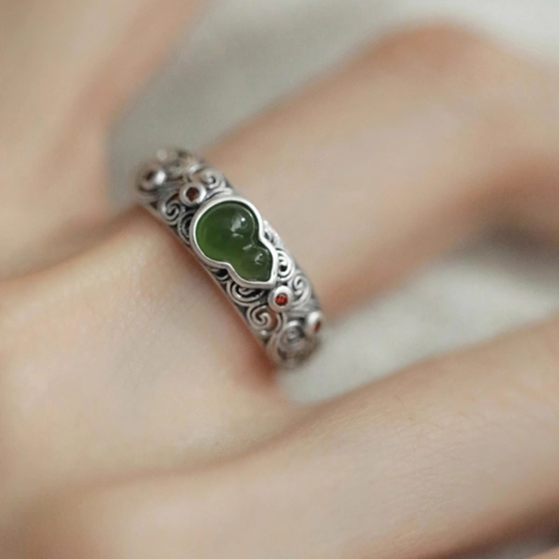 Cincin Terbuka Perak Bentuk La - Ethnic Wear Fashion Designer ulasan dan harga