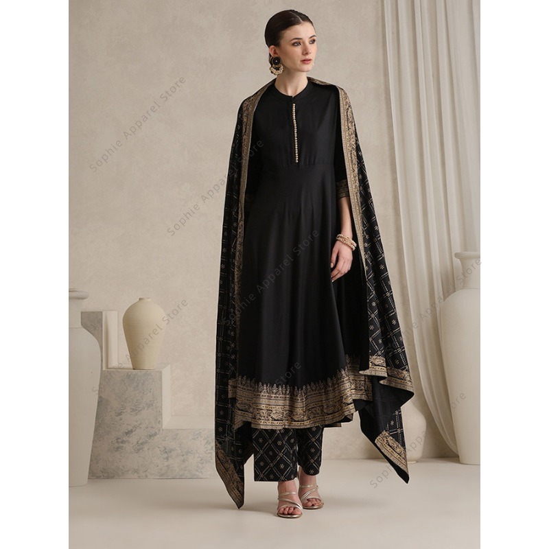 Setelan Salwar Kameez Dupatta  - Salwar Kameez Set ulasan dan harga
