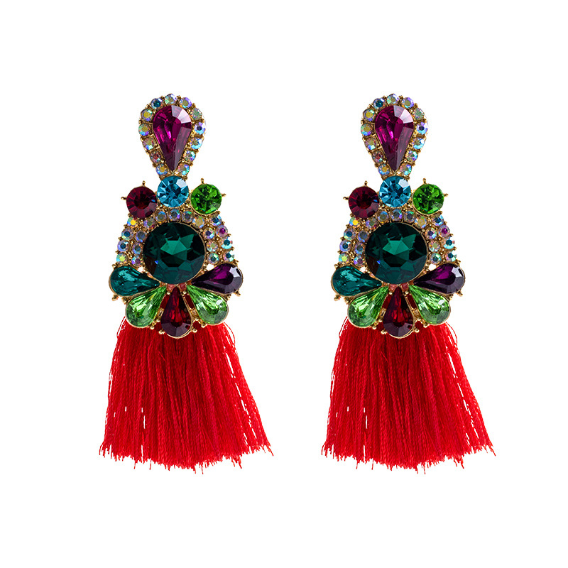 Anting-anting berlian imitasi  - Ethnic Fashion Brands ulasan dan harga