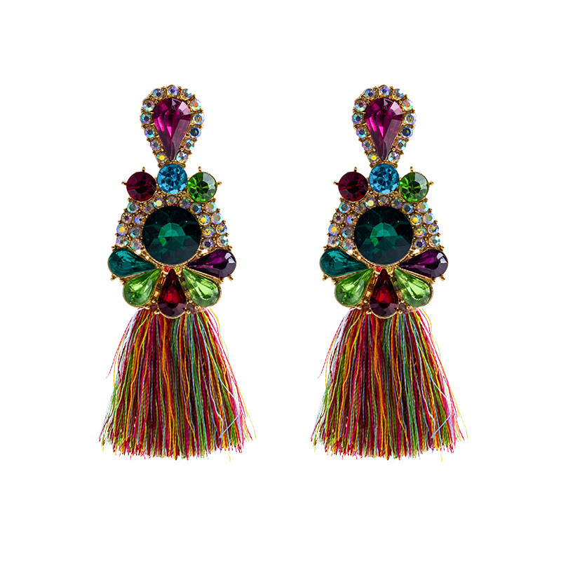 Anting-anting berlian imitasi  - Ethnic Fashion Brands ulasan dan harga