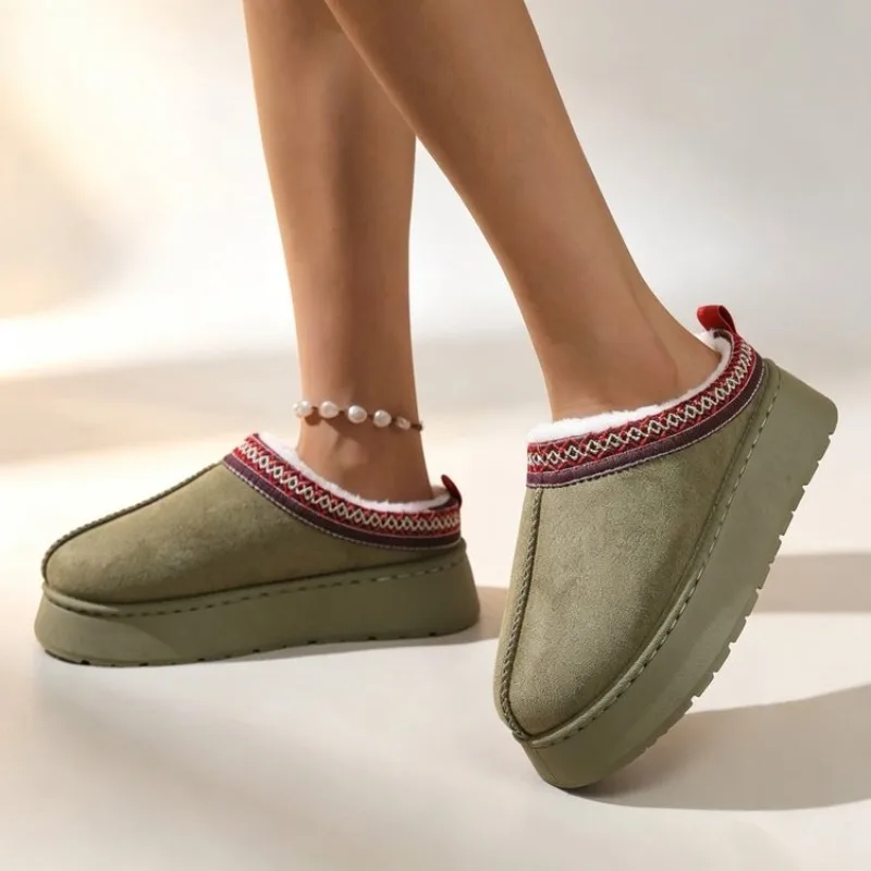 Sandal Platform Bulu Modis Bar - Ethnic Fashion In ulasan dan harga